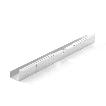 shumee Pladenj za upravljanje kablov, nastavljiv 920-1500x120x115mm, bel