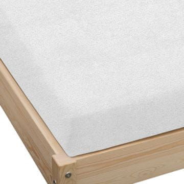 shumee Frotirni nastavljivi list 160x200 bela DEBELA