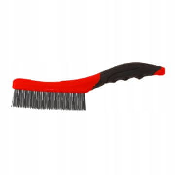 PROFIX Jeklena žična krtača 4x16 vrstic 260 mm za rjo 1 kos.
