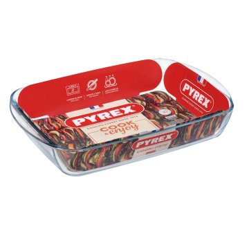 Pyrex STEKLENA POSODA ZA PEKO 3,7L, 40X27X6CM