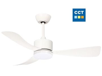 Optonica LED stropni ventilator 18W 3CCT 1440lm IP20 bel