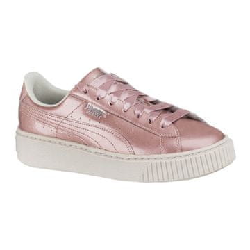 Puma Čevlji roza Basket Platform Metal