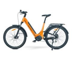 MS ENERGY Mokosha električno kolo, 69,85 cm, 250 W, do 120 km, oranžno