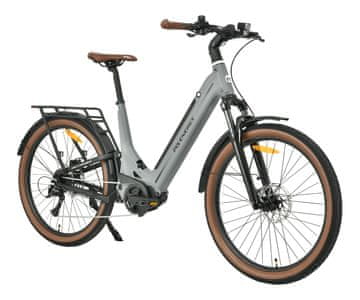 MS ENERGY Mokosha električno kolo, 69,85 cm, 250 W, do 120 km, sivo