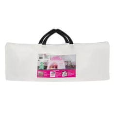 Kruzzel Otroški igralni šotor z LED lučkami, 126x130x90 cm - Roza/Bel