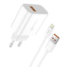 Foneng FONENG 18W LIGHTNING POLNILEC ZA TELEFONE S HITRIM USB KABLOM