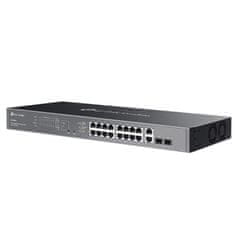 TP-Link Omada ES220GMP 20-port 16x Gigabit PoE+ RJ45 2x Gigabit RJ45 2x Gigabit SFP managed mrežno stikalo switch