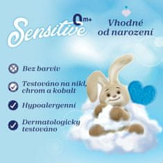 CHICCO Koncentriran Avivage Baby Sensitive Sweet Powder 750ml + 72 brezplačnih vlažilnih robčkov
