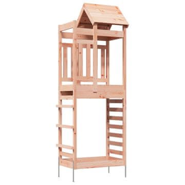 Vidaxl Igralna stolpnica Rjava 52,5 x 85 x 238 cm Trdni Douglas les