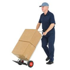 shumee Zložljiv aluminijast skladiščni transportni voziček 90 kg