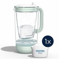 Brita Glass 60th Anniversary Edition vrč za filtriranje vode, 2,5 L, zelen