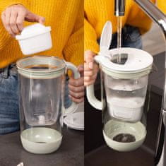 Brita Glass 60th Anniversary Edition vrč za filtriranje vode, 2,5 L, zelen