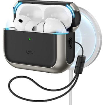 ESR ESR ORBIT HALOLOCK MAGSAFE APPLE AIRPODS PRO 3 TITANIUM