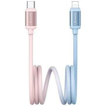USAMS USAMS USB-C LIGHTNING DVOBARVNI KABEL SJ757 ZA IPHONE 12 13 14 30W