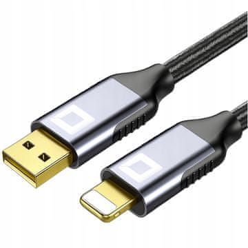 CO2 POLNILNIK CO2 LIGHTNING FAST POLNILNI USB KABEL ZA IPHONE 12 13 14 1M