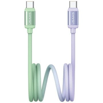 USAMS USAMS USB-C NA USB-C KABEL DVOBARVEN SERIJE SJ756 ZA TELEFONE 60 W