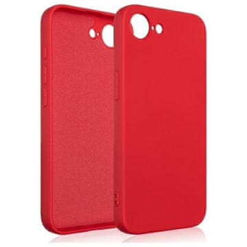 shumee Silikonski ovitek Beline za iPhone 16e, rdeč