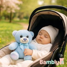 1 to 3 BAMBLY MEDVEDEK MASKOTA SIVKA ORANŽNA PLOŠČASTA IGRAČA 15 CM