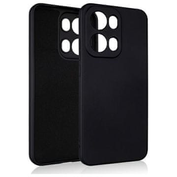 shumee Silikonski ovitek Beline za Oppo Reno 13 Pro, črne barve