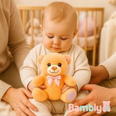 1 to 3 BAMBLY LAVENDER PLIŠASTA IGRAČA MASKOTA ORANŽNA PLIŠASTA IGRAČA 15 CM