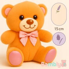 1 to 3 BAMBLY LAVENDER PLIŠASTA IGRAČA MASKOTA ORANŽNA PLIŠASTA IGRAČA 15 CM