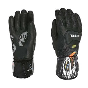 LEVEL SQ JR CF Black otroške smučarske rokavice (velikost 5.0)