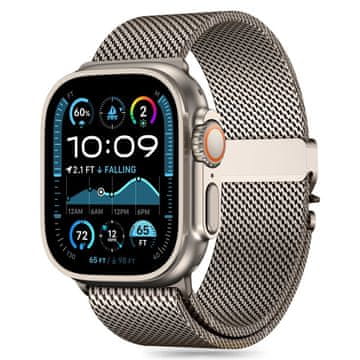 Tech-protect TECH-PROTECT MILANO APPLE WATCH 6 / 7 / 8 / 9 / 10 / SE / ULTRA 1 / 2 (44 / 45 / 46 / 49 MM) TITAN