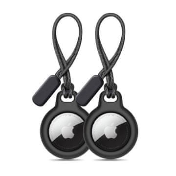 Tech-protect TECH-PROTECT VERIGE ZA HRABRO VERIGO, PAKET 2 KOMPLETA APPLE AIRTAG ČRNE