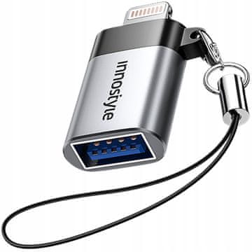 Innostyle INNOSTYLE ADAPTER USB-A 3.0 NA LIGHTNING IPHONE IPAD 3A OTG