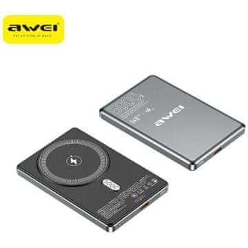Awei AWEI POWERBANK PA-30 5000MAH ZA MAGSAFE INDUKTIVNO POLNJENJE IPHONE 12 13