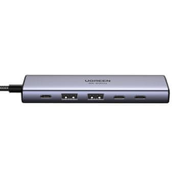 Ugreen UGREEN USB-C HUB 5V1 ZA RAČUNALNIKE HDMI 4K 60HZ 2X USB 3.2 PD 85W
