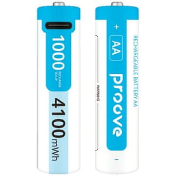 Proove PROOVE AA BATERIJE 4100MWH ZA IGRAČE IN NAPRAVE 2 KOS V BELI BARVI