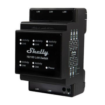 Shelly SHELLY ETHERNET STIKALO S 5 VRATI RJ45 ZA PAMETNI DOM