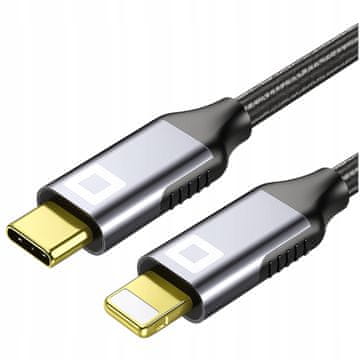 CO2 POLNILNI KABEL CO2 USB-C LIGHTNING HITRO POLNJENJE ZA IPHONE 12 13 14 3M