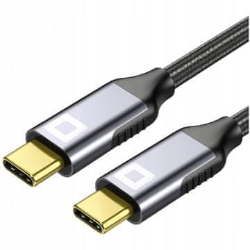 CO2 CO2 USB-C KABEL ZA HITRO POLNJENJE ZA SAMSUNG APPLE USB TIPA C PD 5A 240W 1M