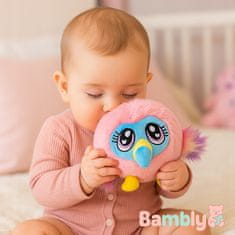 1 to 3 BAMBLY MEDVEDEK PRIJAZEN MASKOTA ŽIVAHNO ROZA FLAMINGO MEHKI
