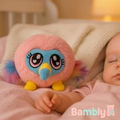 1 to 3 BAMBLY MEDVEDEK PRIJAZEN MASKOTA ŽIVAHNO ROZA FLAMINGO MEHKI