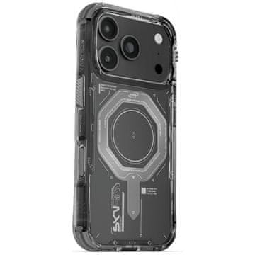 shumee Ovitek Skinarma Magma za iPhone 17 Pro z magnetnim polnjenjem, grafiten