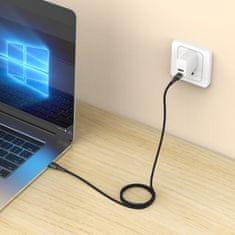 Tech-protect ULTRABOOST DNA TYPE-C KABEL PD60W/3A 50CM ŽELEZNO SIVA