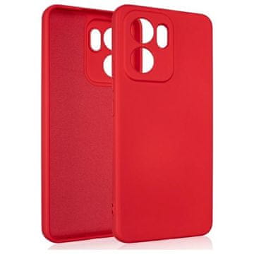 shumee Silikonski ovitek Beline za Oppo Reno 13 FS, rdeč