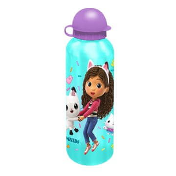 KIDS LICENSING OTROŠKA LICENCIRANA 500 ML STEKLENIČKA ZA OTROKE GABBY'S HIŠICA ZA LUTKE TURKIZNA
