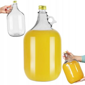 shumee VRČ ZA VINO DAMA 5L S POKROVČKOM, BALON ZA VINO, LIKERJI ZA ALKOHOL