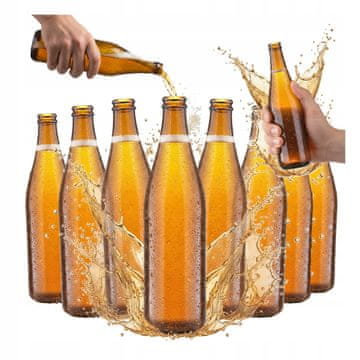 shumee 10X steklenička ZA pivo Vichy Light 500ML ZA pivo, jabolčnik, radler, kombucha
