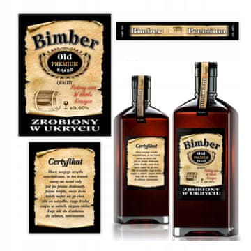 shumee 10X ETIKET ZA STEKLENICO VODKE MOONSHINE, NAREJENO V SKRITEM MOONSHINE, NOVO