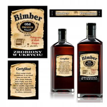 shumee 10X ETIKET ZA STEKLENIČKO VODKE MOONSHINE, IZDELANO V SKRITEM MOONSHINE, NOVO
