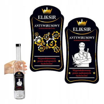 shumee 10X PREMIUM ANTIVIRUS ELIKSIR etikete za vodko