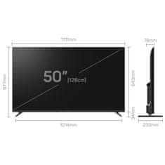 TESLA 50E655BUW LED televizor, 126 cm (50"), 4K, webOS