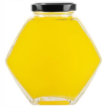 shumee ŠESTROKOTNI DEKORATIVNI KOZAREC 380 ML MARMELADA MED ZAČIMBE
