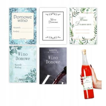 shumee ETIKETE SAMOLEPILSKE NALEPKE ZA DOMAČE VINO 10X MOONSHINE WINE