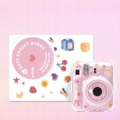 shumee Silikonski ovitek + nalepke + pašček za fotoaparat FujiFilm Instax Mini 12